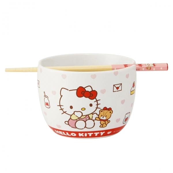 도기 보울 600ml + 젓가락 21cm 세트