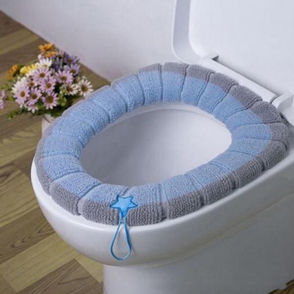 겨울 따뜻한 겨울 털커버 변기커버 0형