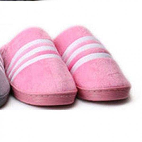 성인 핑크 250mm 거실 슬리퍼 신발 1P 방한 라인 겨울