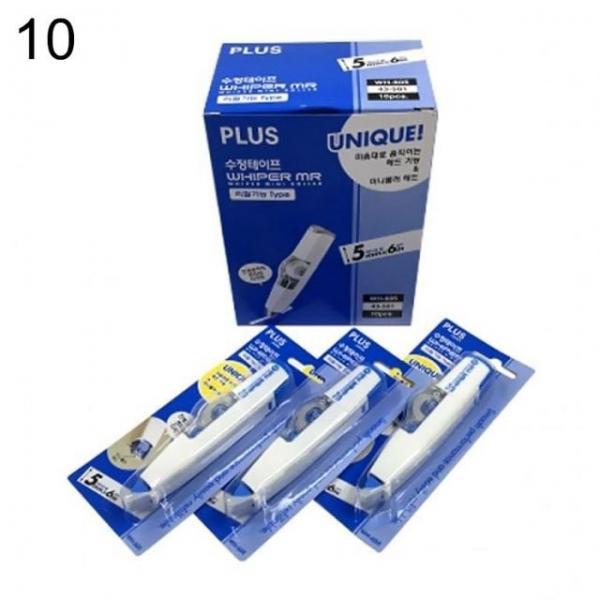오피스용품 문구 수정테이프 WH-605 5mmx6m 10개