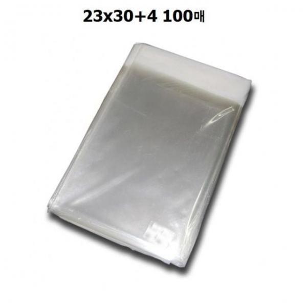 오피스용품 문구 OPP 접착봉투 23x30+4 100매