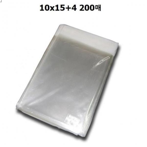 오피스용품 문구 OPP 접착봉투 10x15+4 200매