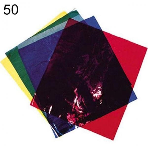 셀로판지 교재용 5색상 22.5x25cm 50개