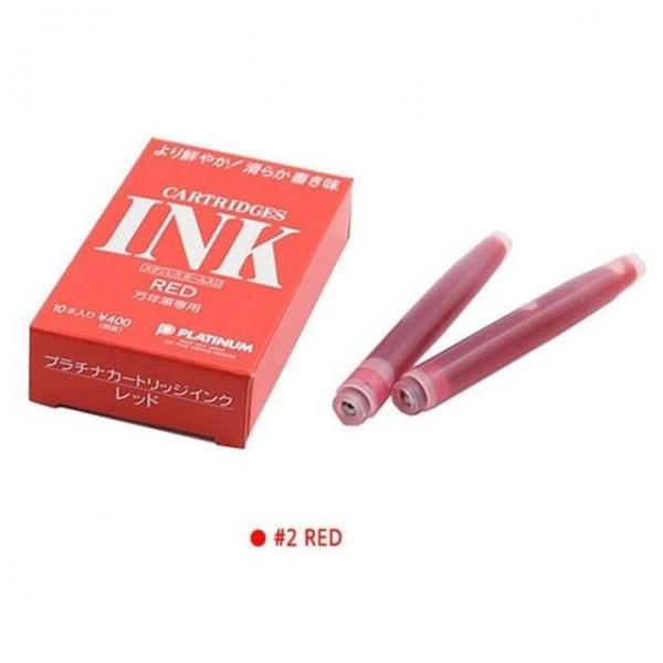 만년필 카트리지 SPSQ-400 2F 레드 10개입 1개