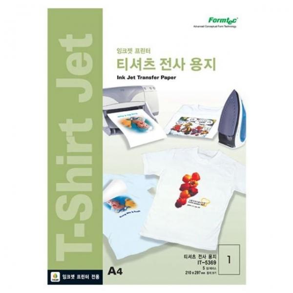 오피스용품 문구 밝은색 전사용지 IT-5369