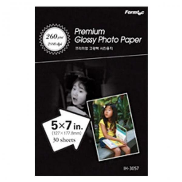 프리미엄 포토용지(인화지)IH-3057 5x7 260g 30Sheets