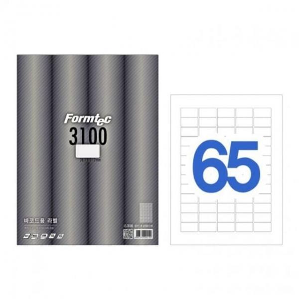 라벨지 LS-3100 65칸 바코드용 38.1x21.2mm_100매