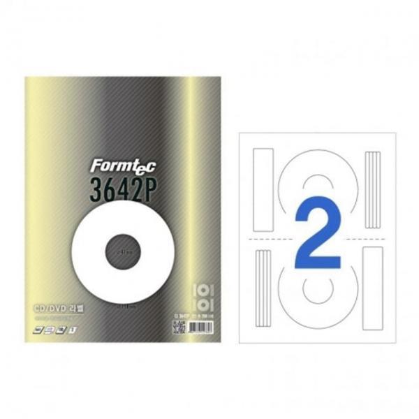 라벨지 CD_DVD라벨 CL-3642P 100매_컬러레이저용