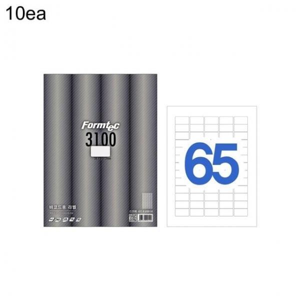 바코드 라벨지 LS-3100 65칸 38.1x21.2mm 100매 10입