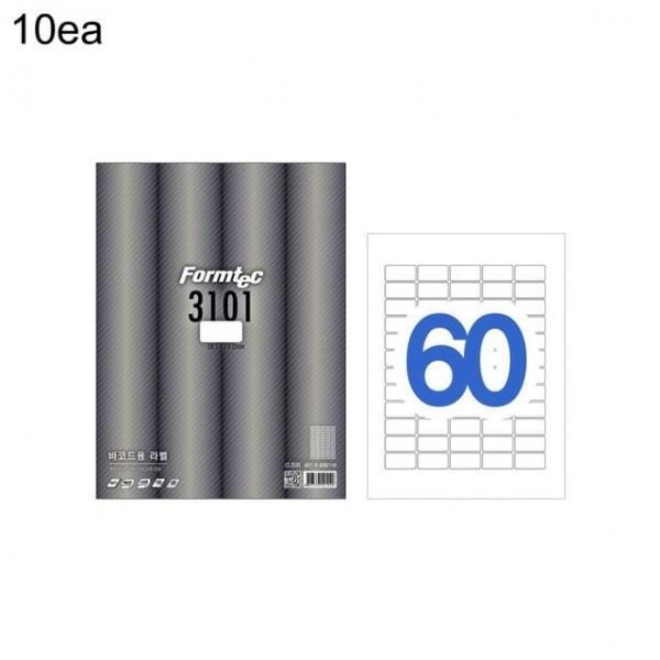 바코드 라벨지 LS-3101 60칸 38.1x19.2 100매 10입