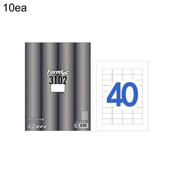 바코드 라벨지 LS-3102 40칸 100매 10입47x26.9
