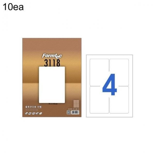 라벨지 LS-3118 4칸 물류 100매 99.1x140 10입