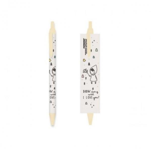 오피스용품 문구 틱톡펜 마리프 아이보리 0.38mm 1개