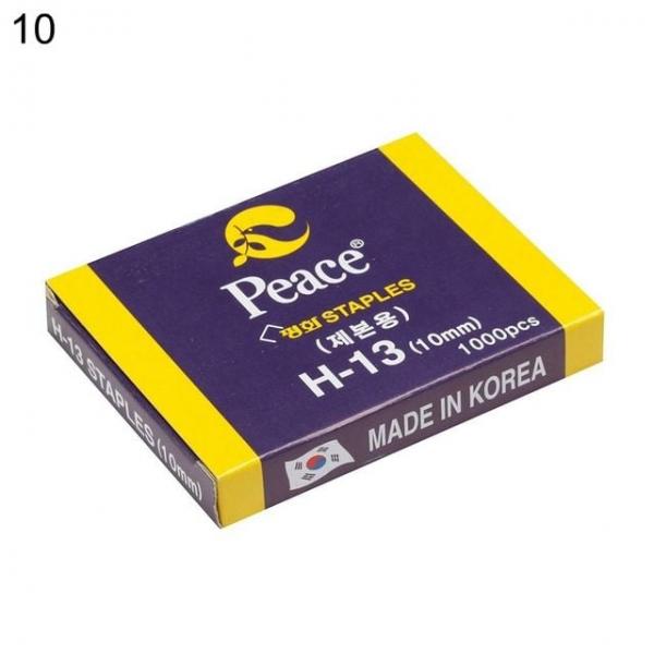 오피스용품 문구 스테플러침 H-13 10mm 1000pcs 10갑