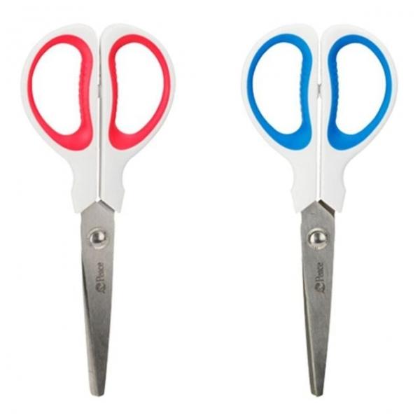 오피스용품 문구 양손핸들가위 160mm색상랜덤