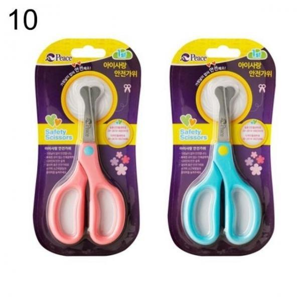 오피스용품 문구 아이사랑 안전가위 10개 색상랜덤