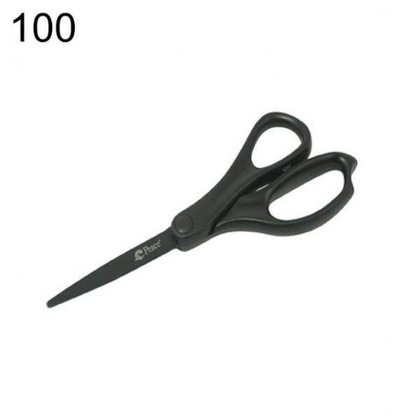 오피스용품 문구 가위 블랙코팅가위 흑 82mm 100개