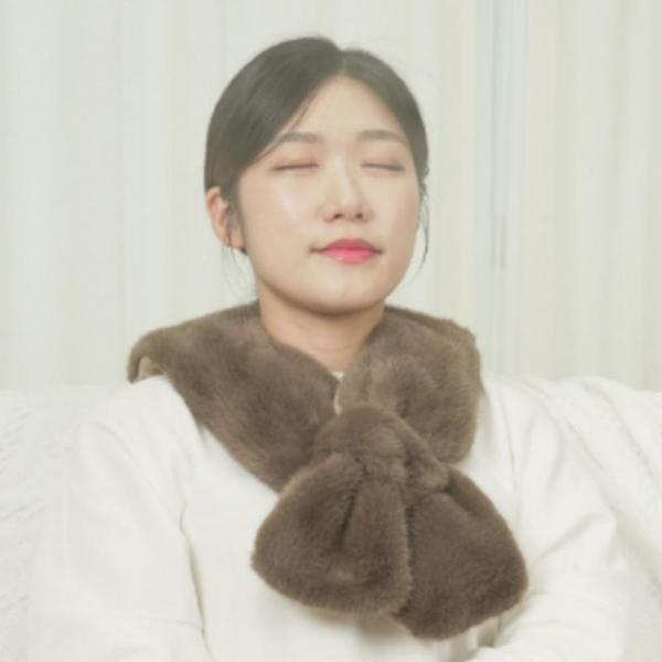 무선 충전 목 어깨 전기 온열찜질기 찜질팩 넥워머