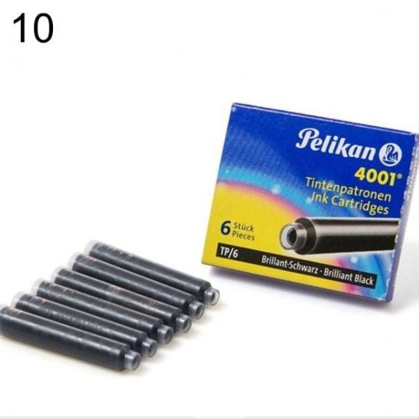 만년필 카트리지 TP 6 4001 검정 짧은 6개