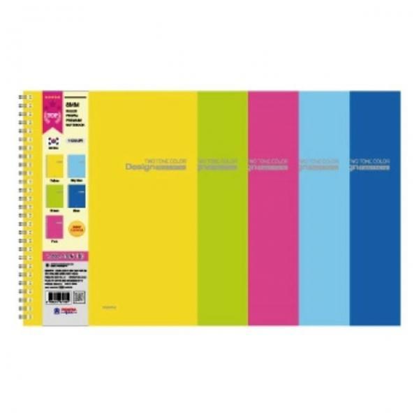 7000 스프링 PP노트 대 16절 196매 1권 색상랜덤