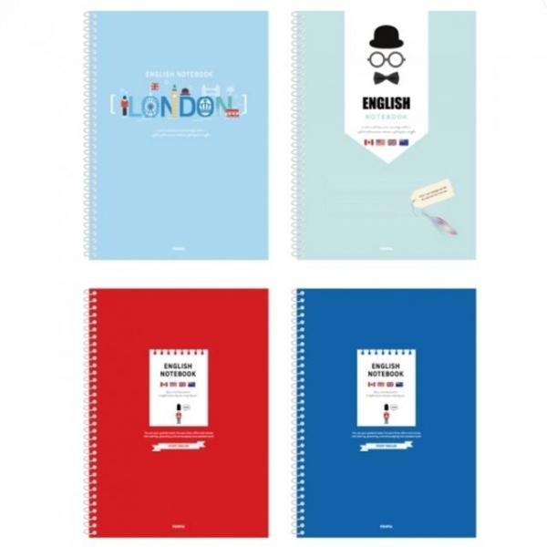 스프링 중고노트 영어 24매 (50개입) 디자인랜덤