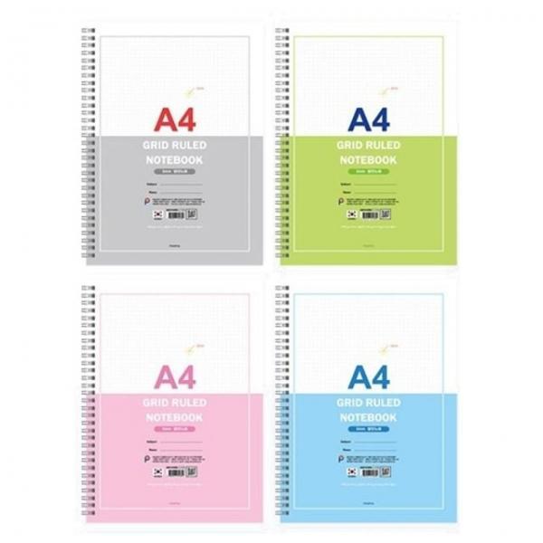 3500 방안노트 A4 210x297mm 60매 60권 색상랜덤