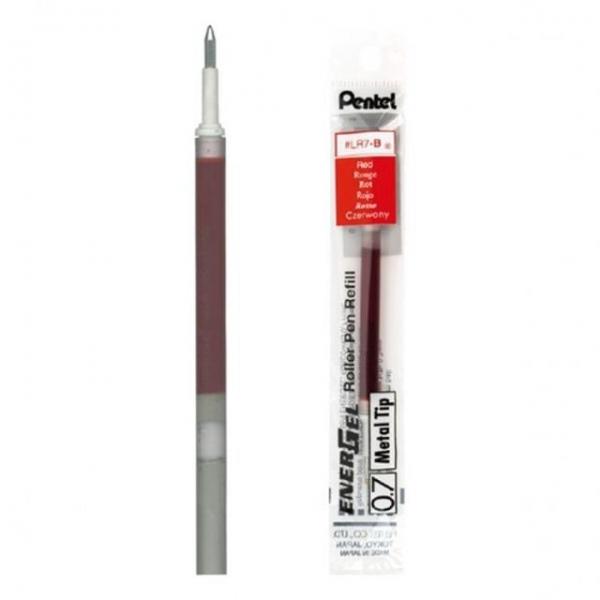 에너겔 메탈포인트 리필심 LR7-B 0.7mm 적색