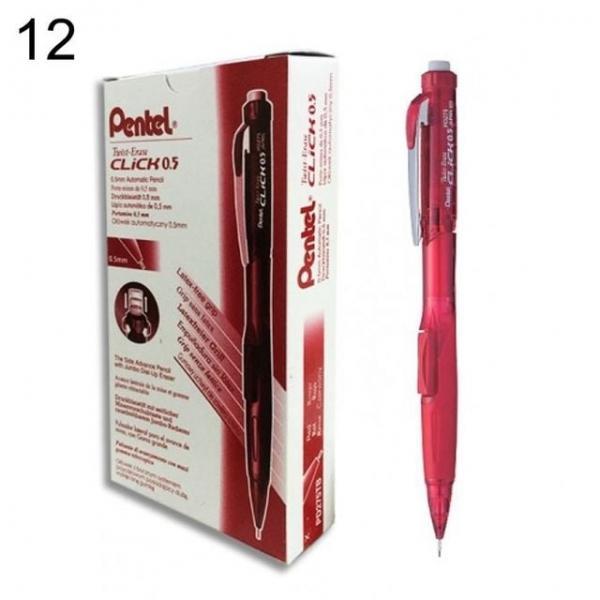 트위스트 클릭샤프 PD275TB 적색 0.5mm 12입