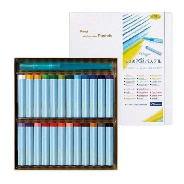 오피스용품 문구 6500 24색 오일파스텔 종이케이스