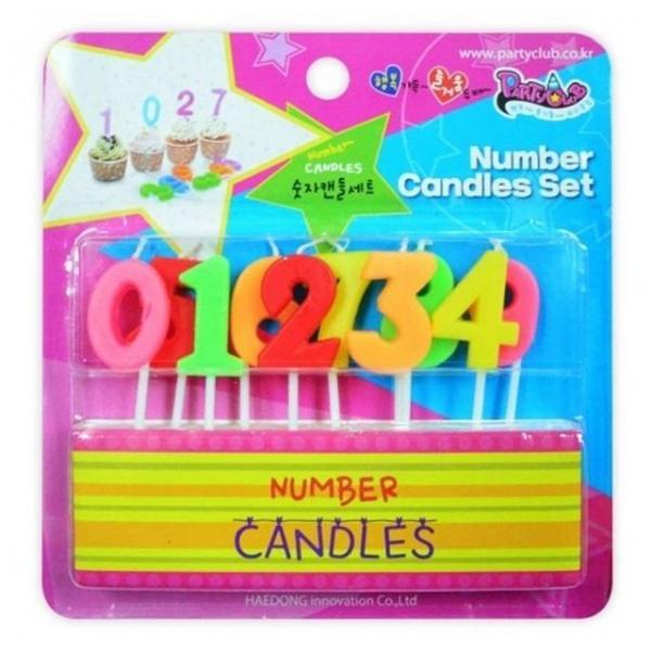 오피스용품 문구 숫자캔들세트