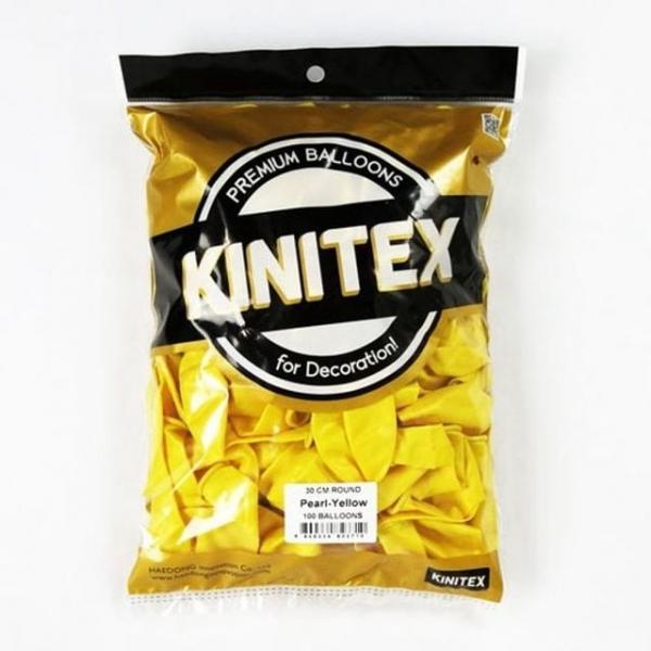 오피스용품 문구 펄풍선 펄노랑 30cm 100개입