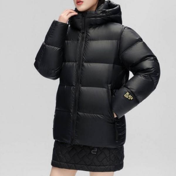여성 겨울 방한 보온 블랙 패딩 자켓 숏패딩 점퍼
