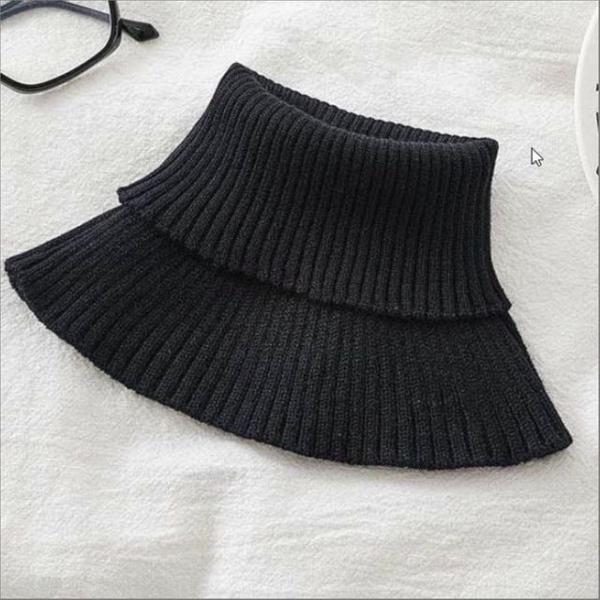 여성 페이크 목폴라 이너 폴라 터틀넥 레이어드 겨울 넥워머