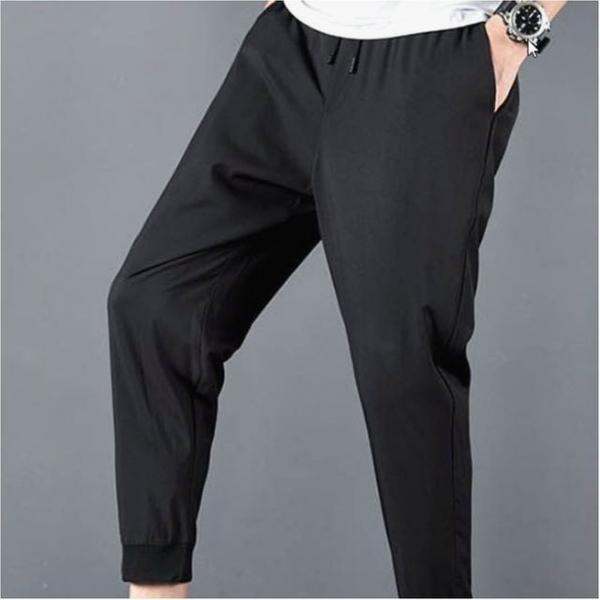 남성 허리밴딩 편한 조거팬츠 시보리 밑단 트레이닝복 바지 데일리