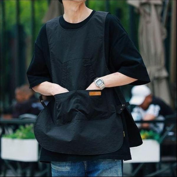 조끼형 앞치마 공방 카페 작업 주방 수납포켓 에이프런