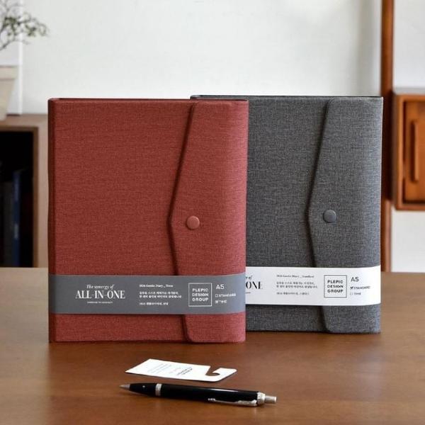 플레픽 2026 젠틀 다이어리 올인원 라이프스타일 바인더