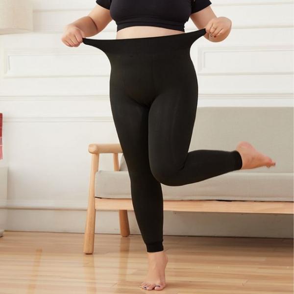 여성 빅사이즈 겨울 안감털 무발 레깅스 쫀쫀 타이즈