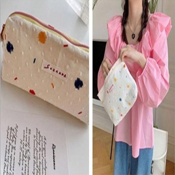 귀여운 파우치 필통 여행용파우치 화장품파우치