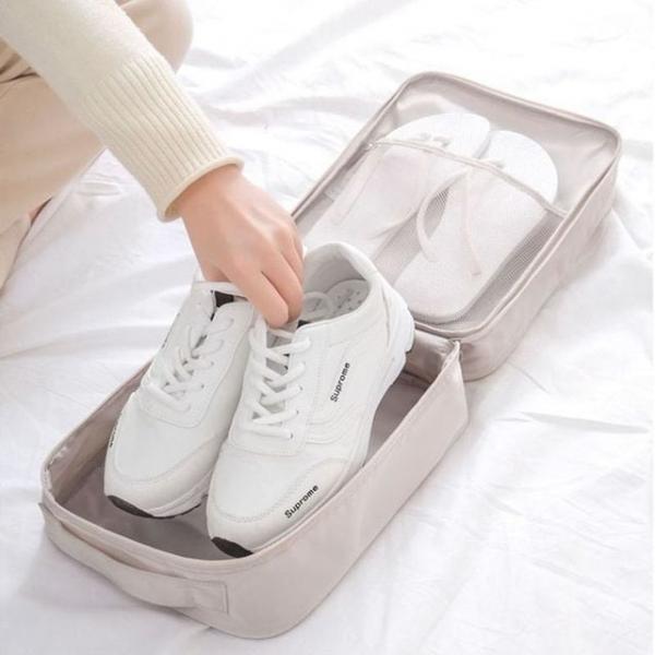 3단 트래블 신발 수납 파우치 여행 슬리퍼 가방