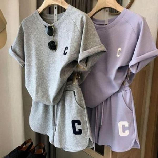 캐쥬얼 여름 반팔 반바지 츄리닝세트 홈웨어