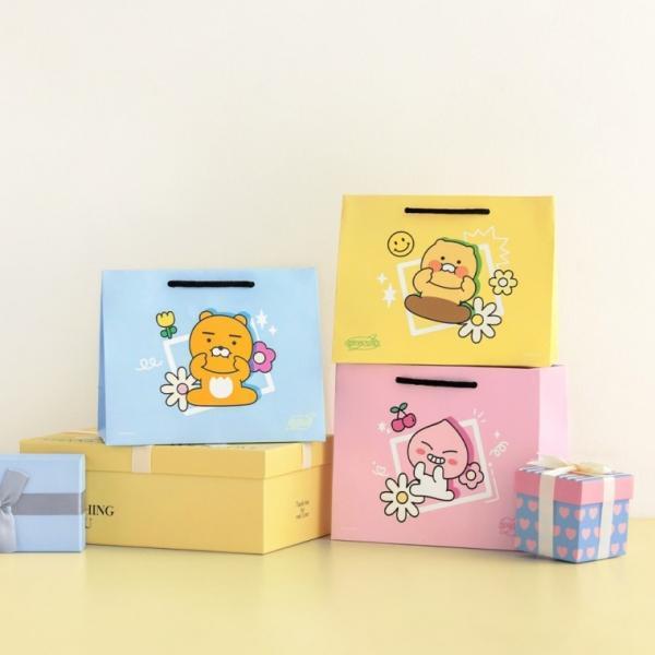 카카오프렌즈 세이치즈 쇼핑백 M 캐릭터 선물 포장