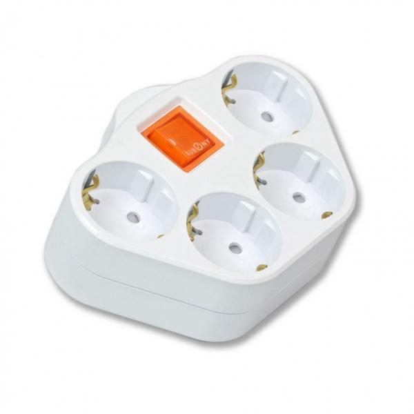 써보니 스위치 부착 4구 멀티탭 T-2134 콘센트