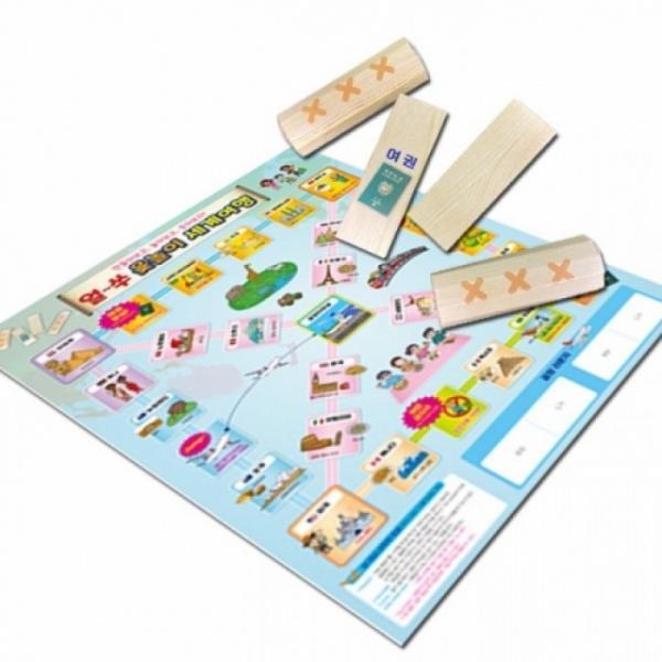 얼쑤 윷놀이 세계 여행 보드게임 만들기 교구 재료