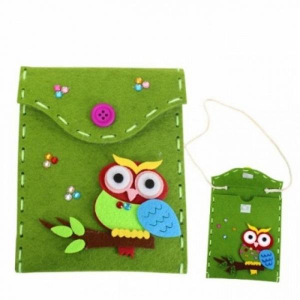 뚝딱 행운이 들어오는 부엉이 가방 10인용 만들기 교구 재료