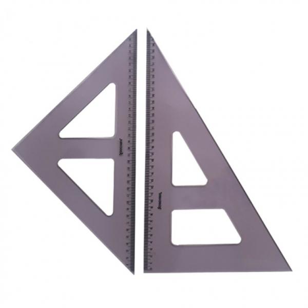 송화 삼각자 36cm 유선