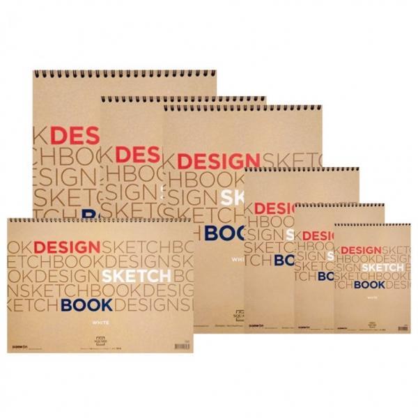 삼원 아트스퀘어 디자인 스케치북 백색 200g A4 20매