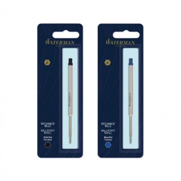워터맨 볼펜심 블랙 블루 0.7mm 1.0mm