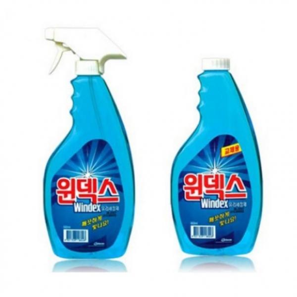 윈덱스 유리세정제 본품 리필 500ml 교체용