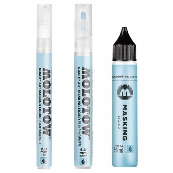 모루토우 마스킹 리퀴드 펜 리필 2mm