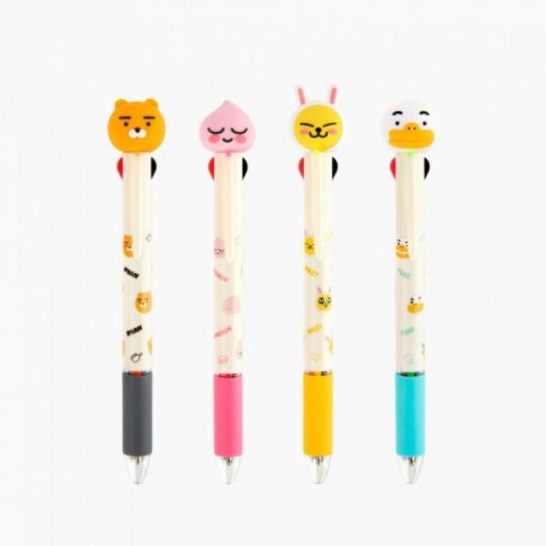 카카오프렌즈 피규어 멀티 4색 볼펜